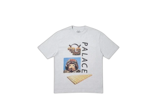 Palace Tactic T-Shirt Grey Marl