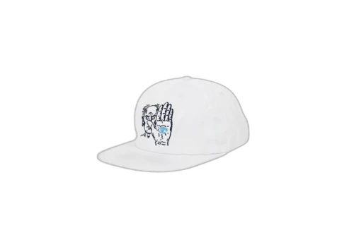 Palace Talk to the Hand Snapback White
