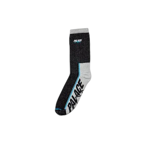 Palace Talking Sock Black Marl