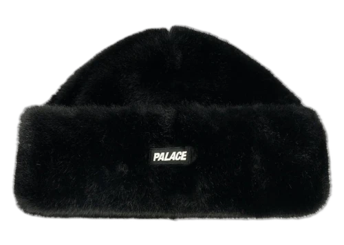 Palace Teddy Beanie Black Tip