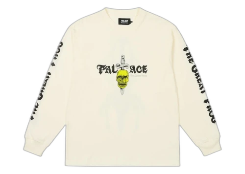 Palace TGF Longsleeve White