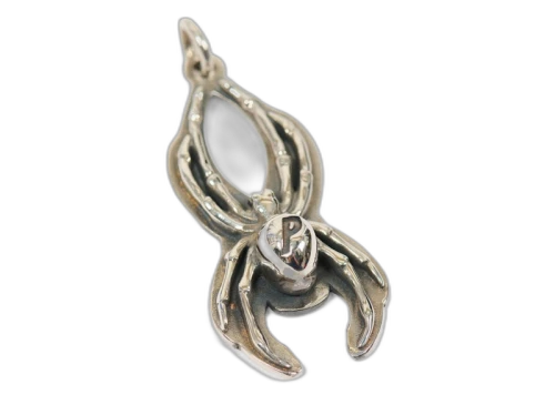 Palace TGF Spider Pendant Silver