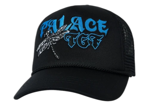 Palace TGF Trucker Black