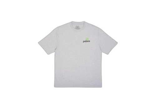 Palace The Word T-Shirt Grey Marl