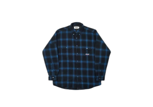 Palace Therma Yak Thinsulate Overshirt Blue Plaid