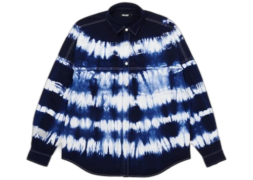 Palace Tie-Dye Shirt Navy