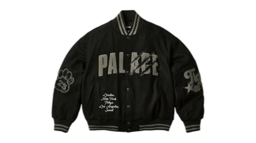 Palace Tora Tora Varsity Jacket Black