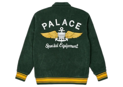 Palace Towelling Jacket Green