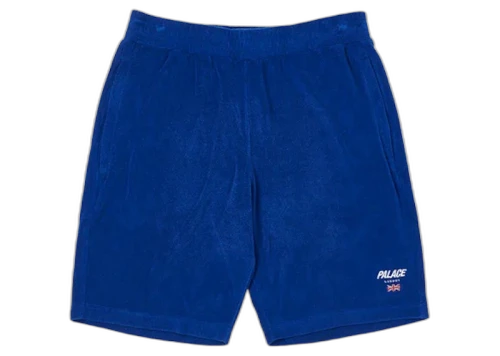 Palace Towelling Shorts Blue