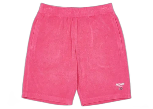 Palace Towelling Shorts Pink