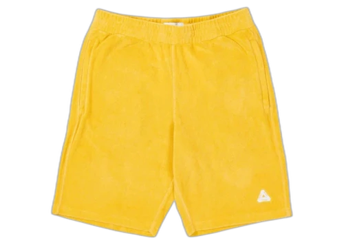 Palace Towelling Shorts Yellow