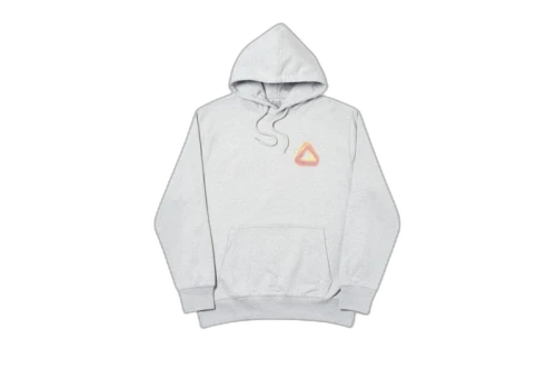 Palace Tri-Bagel Hood Grey Marl