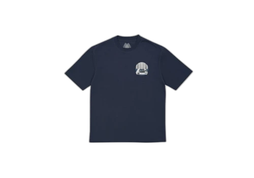 Palace Tri-Curtain T-Shirt Navy