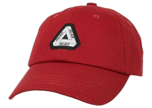 Palace Tri-Ferg Patch 6-Panel Dark Red