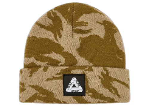 Palace Tri-Ferg Patch Beanie Desert DPM Camo