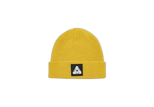 Palace Tri-Ferg Patch Beanie Gold