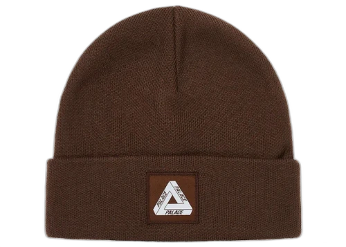 Palace Tri-Ferg Patch Beanie Nice Brown