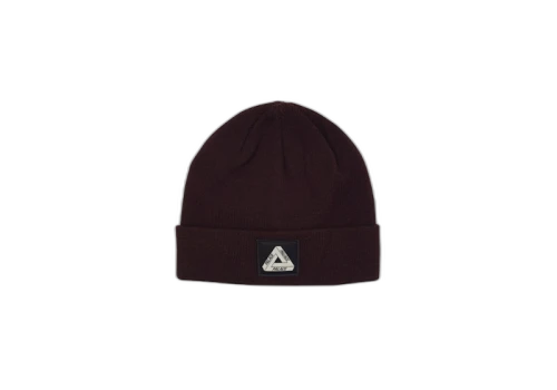 Palace Tri Ferg Patch Beanie Wine