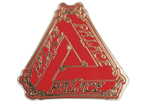 Palace Tri-Le Beurre Pin Badge Red