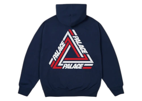 Palace Tri-Line Hood Navy