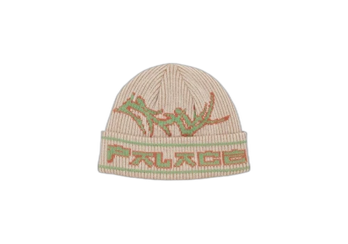 Palace Tri-Pal Beanie Sand