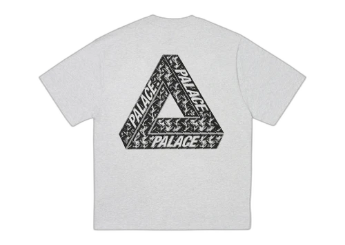 Palace Tri Slip T-Shirt Grey Marl