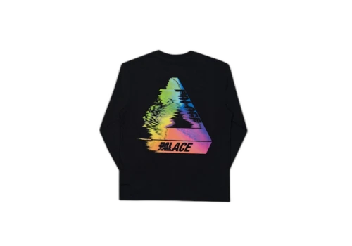 Palace Tri-Smudge L/S T-Shirt Black