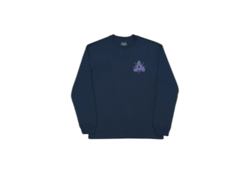 Palace Tri-Spaced Longsleeve Navy