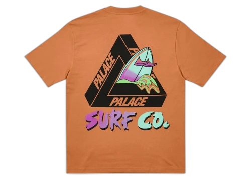 Palace Tri-Surf Co T-shirt Caramel