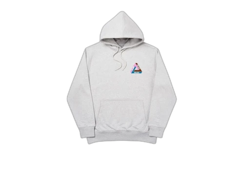 Palace Tri-Tex Hood Grey Marl