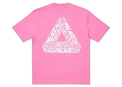 Palace Tri-Text T-Shirt Pink