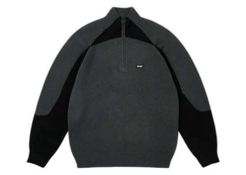 Palace Trial 1/4 Zip Knit Black