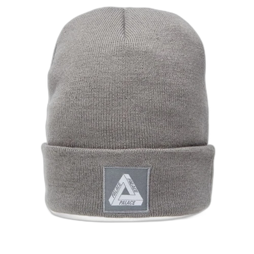 Palace Triferg Patch Beanie Silver