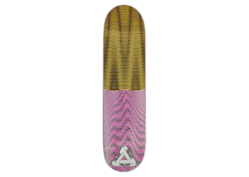 Palace Trippy Skateboard Deck Yellow/Pink