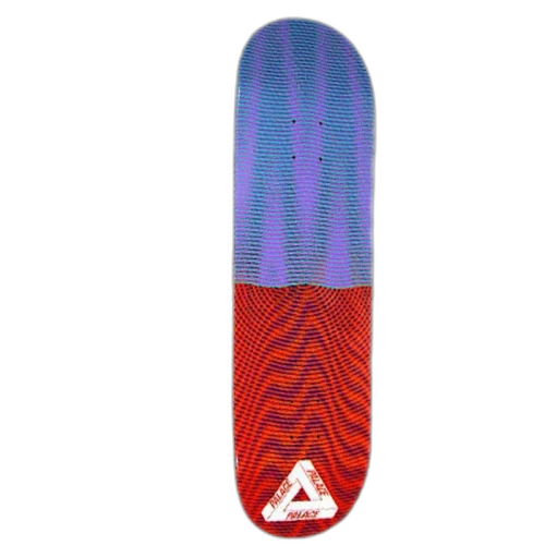Palace Trippy Stick Skateboard Deck Blue/Orange