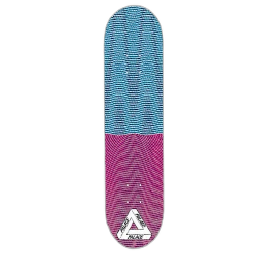 Palace Trippy Stick Skateboard Deck Blue/Purple