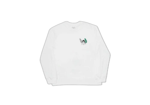 Palace Tropical Cherub L/S T-Shirt White