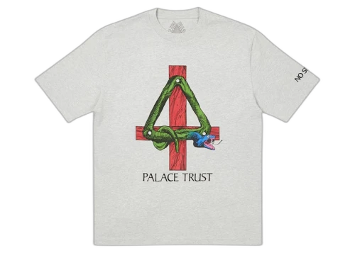 Palace Trust Palace T-shirt Grey Marl