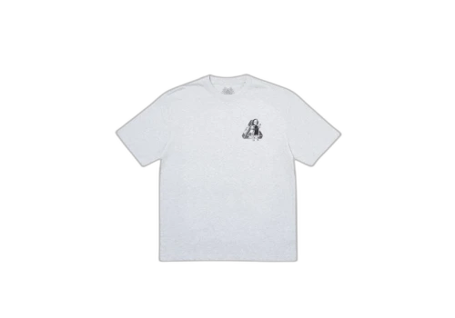 Palace U Figure T-Shirt Grey Marl