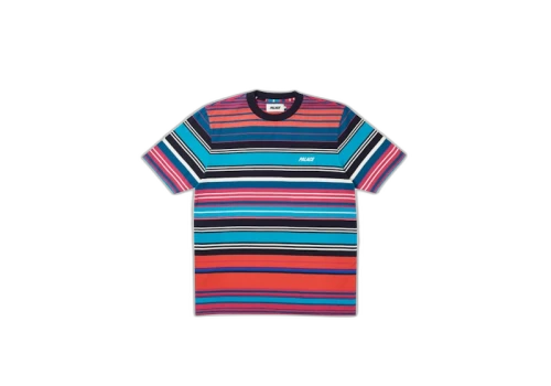 Palace Ulti Stripe T-Shirt Pink