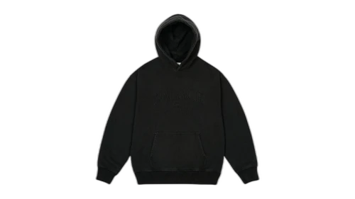 Palace Unitas Pigment Wash Hood Black