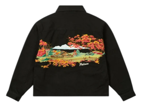 Palace Utility Fleece Jacket Black