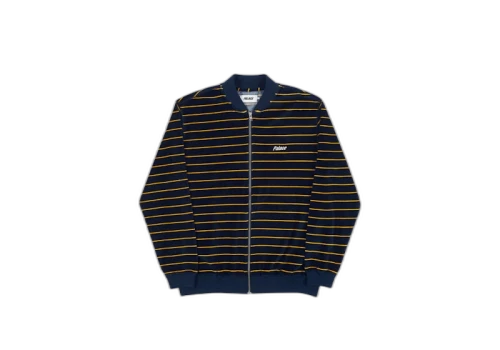 Palace Velour Bomber Navy/Yellow