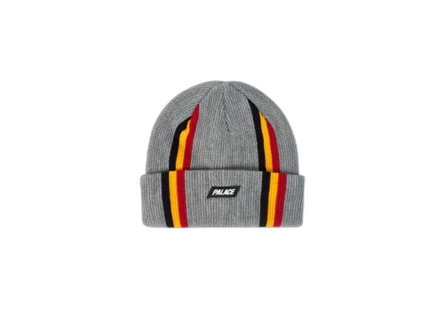 Palace Vert Beanie Grey Marl