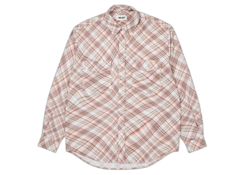 Palace Warp Check Shirt Red