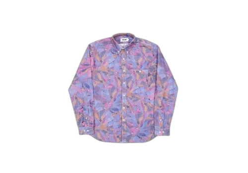Palace Warp Pattern Shirt Purple