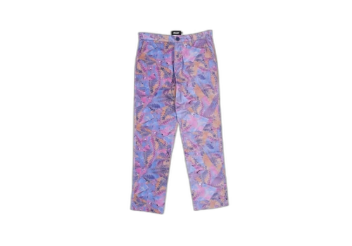Palace Warp Pattern Work Pant Purple