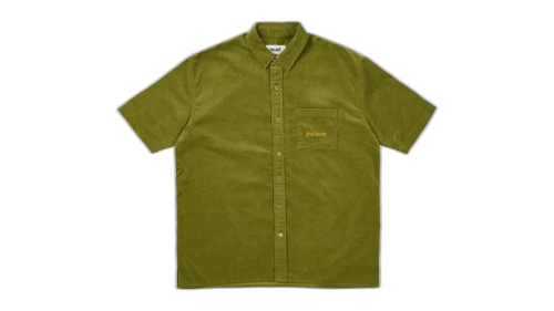 Palace Washed Cord Shirt Green