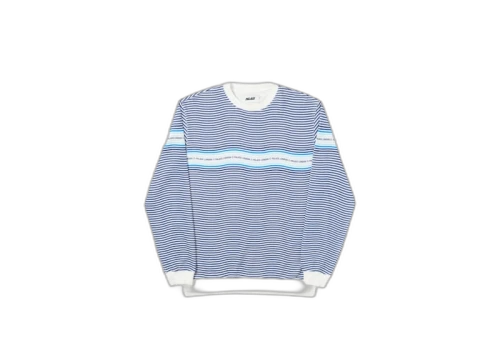 Palace Wavey Stripe Crew Navy