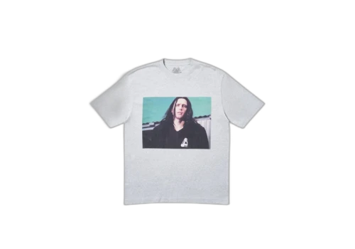 Palace Wise Up T-Shirt Grey Marl